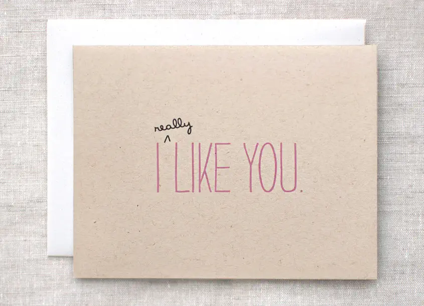 Romantische Idee für eine Karte zum Valentinstag 28