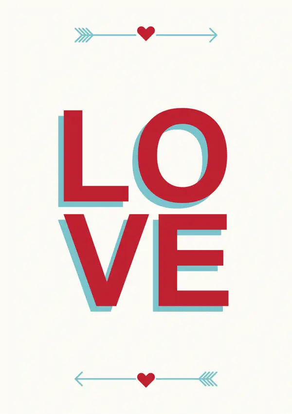 Romantische Idee für eine Karte zum Valentinstag 5