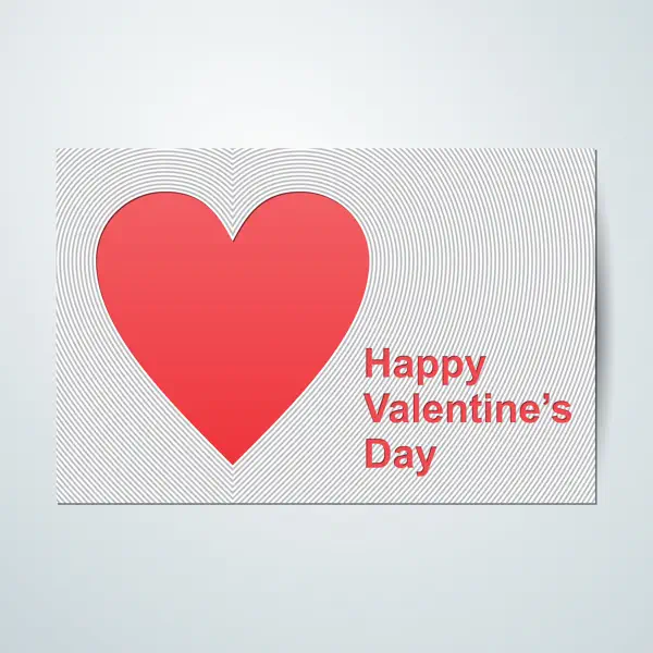 Romantische Idee für eine Karte zum Valentinstag 7