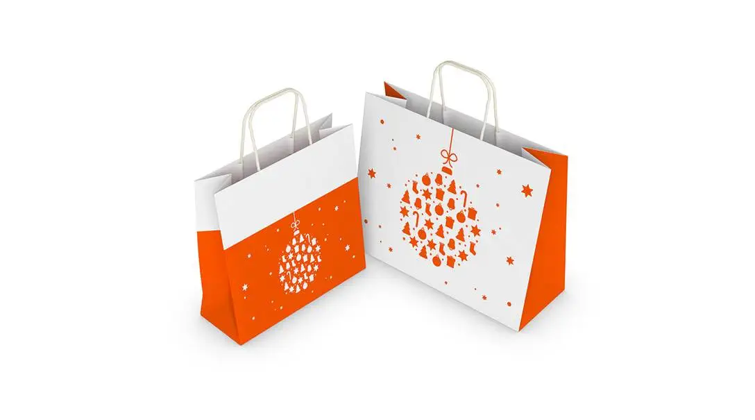 Weihnachtstüten mit Papierkordel Artikel Weihnachtstüten mit Papierkordel