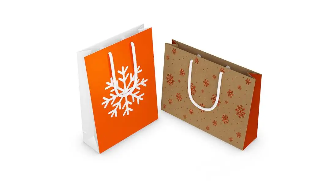 Weihnachtstüten mit Stoffkordel Artikel Weihnachtstüten mit Stoffkordel