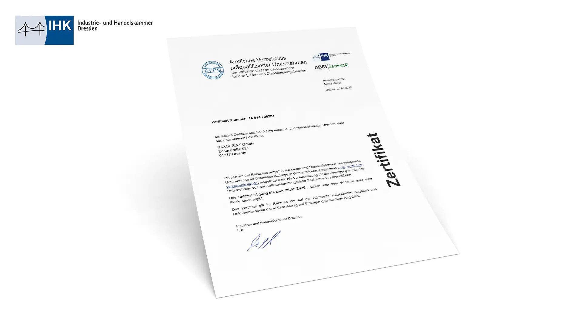 IHK Zertifikat herunterladen IHK Zertifikat herunterladen